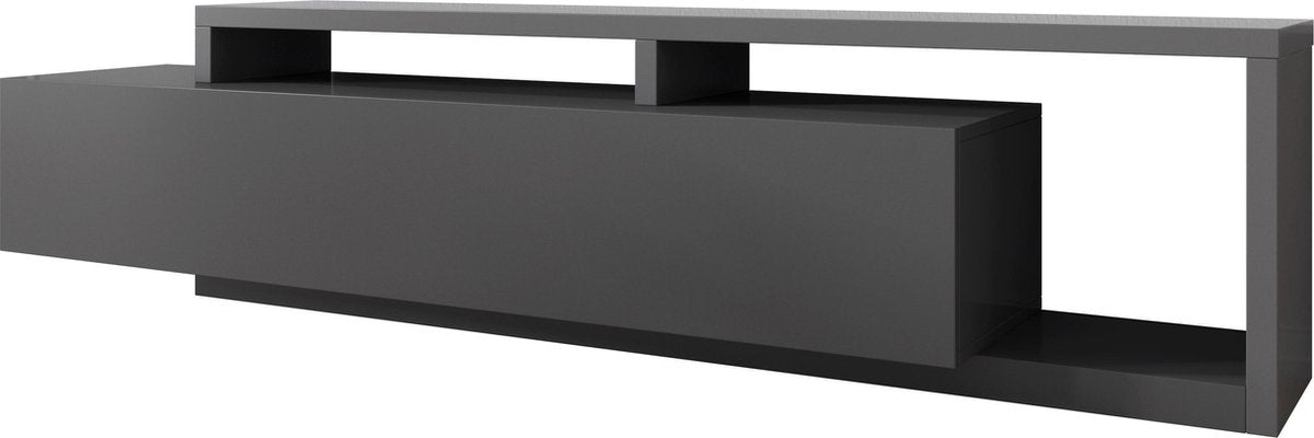 TV-Meubel Billo - Antraciet - 219 cm