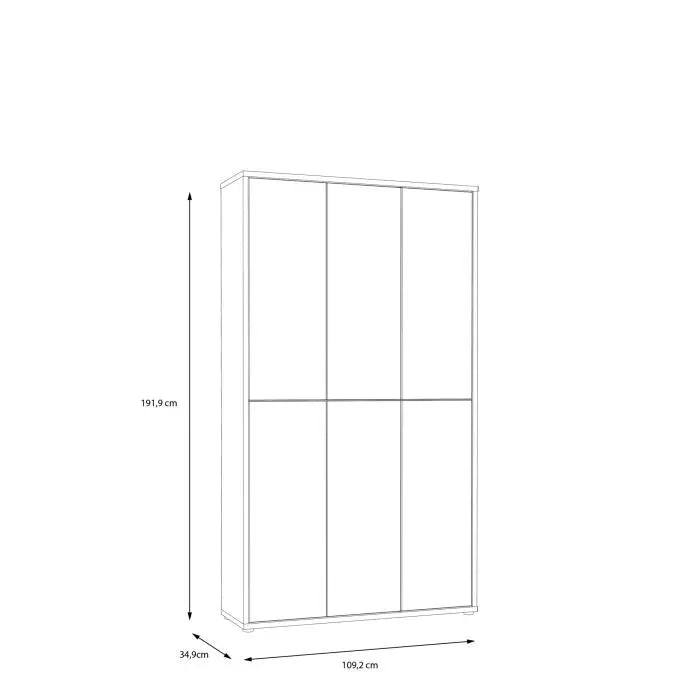 Schoenenkast Ambero – Eiken – 109 cm