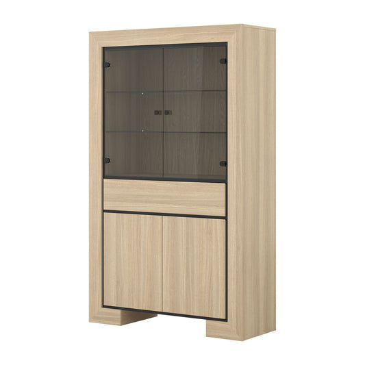 Fessaro Vitrinekast met 4 deuren en 1 lade