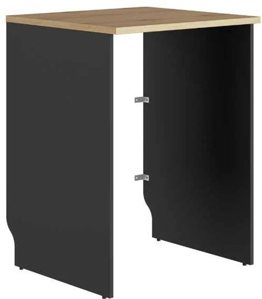 Frame voor vaatwasser - Zwart/ Oak-design - 64 x 60 x 86 CM