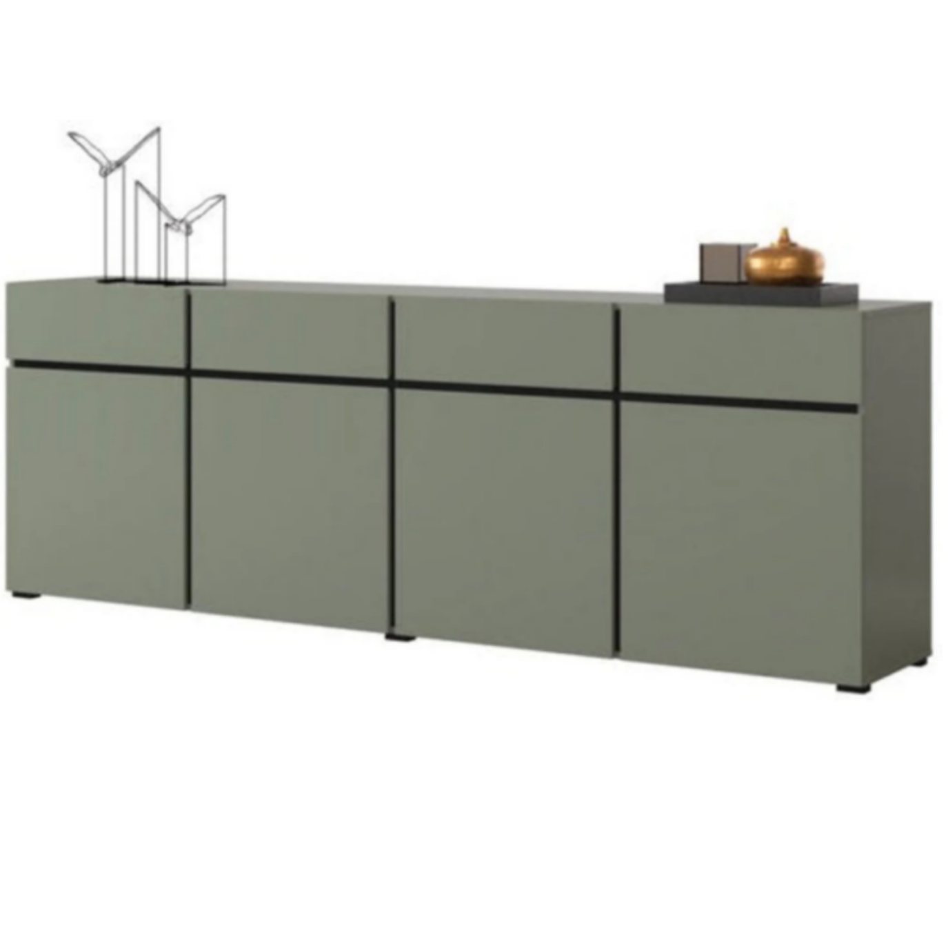 dressior cain groen 225 cm