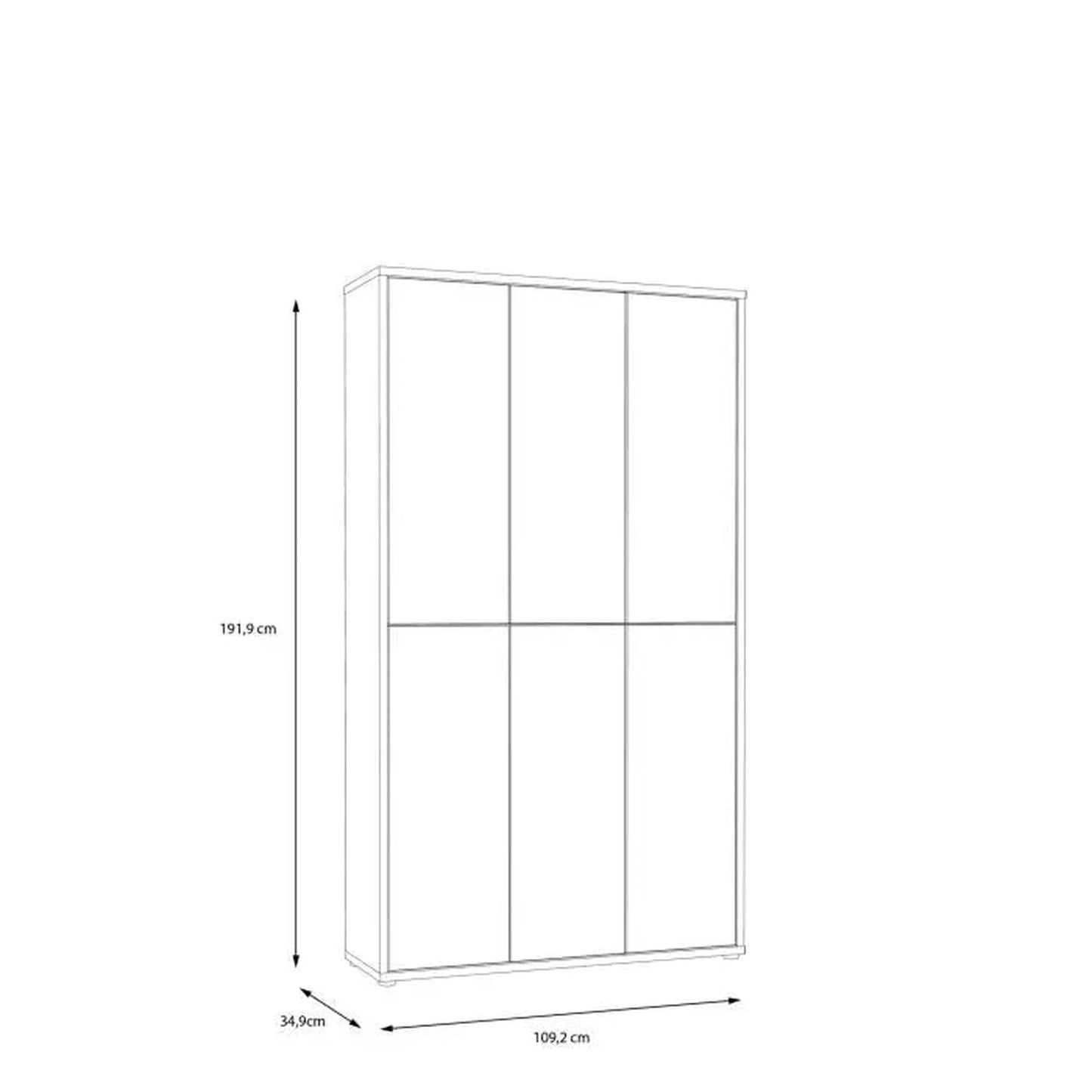 Schoenenkast Ambero – Eiken – 109 cm