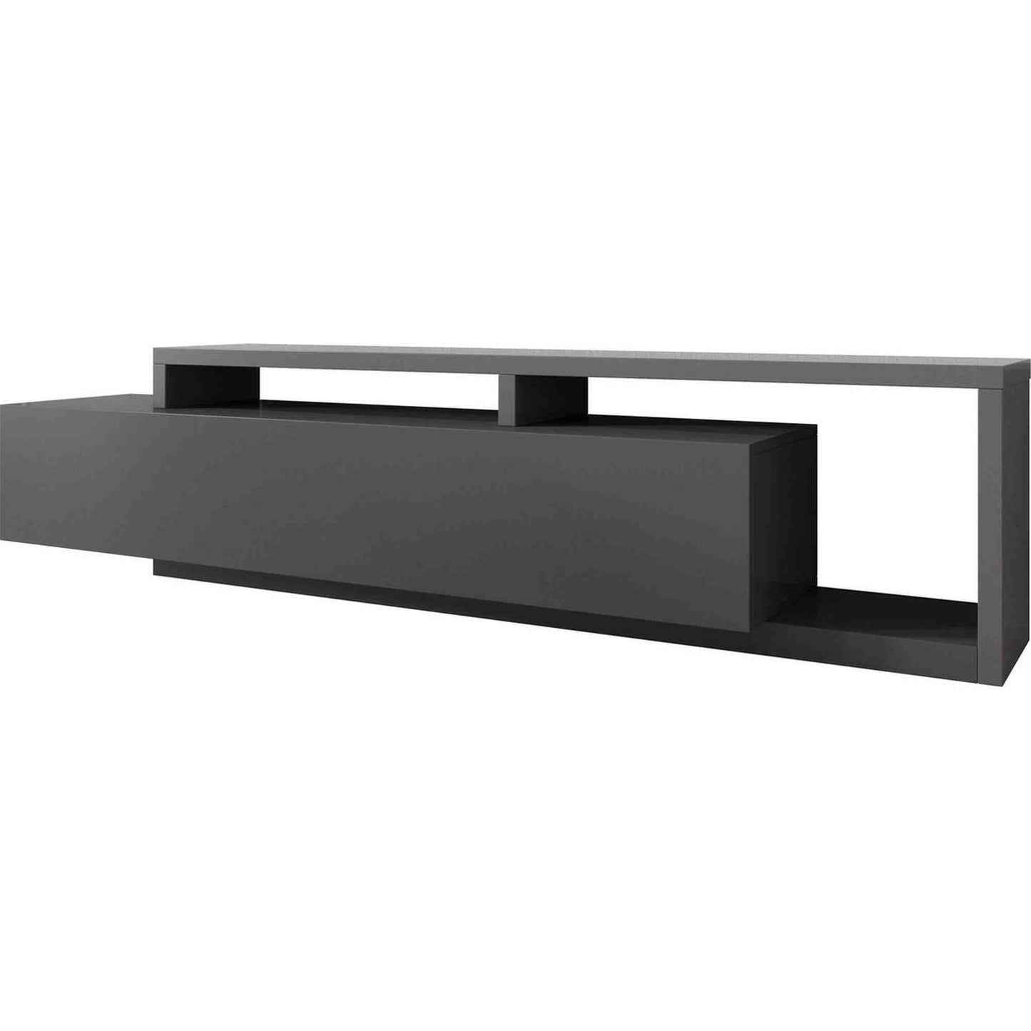 TV-Meubel Billo - Antraciet - 219 cm